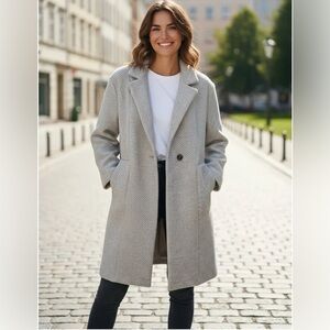 Banana Republic Factory Knit Twill Coat